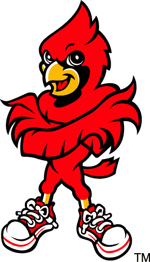 Louisville Cardinals 2001-2012 Mascot Logo iron on paper